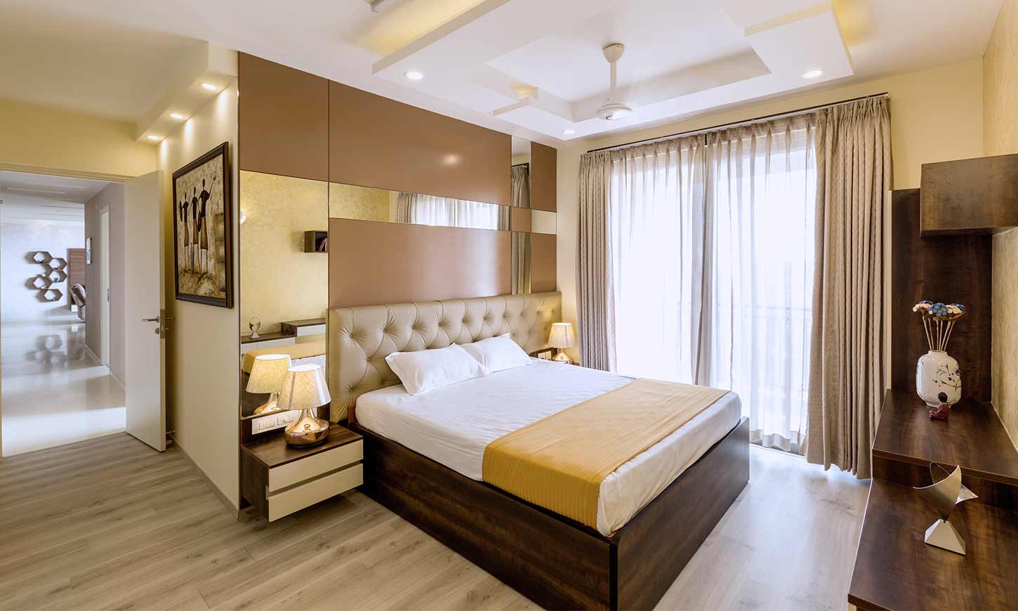 Interior companies in pune for master bedroom with an elegant look